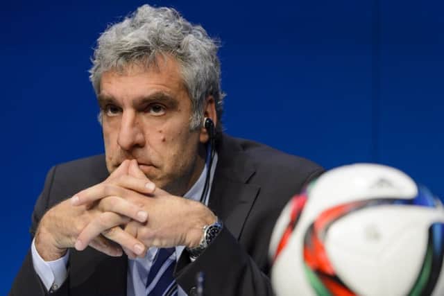Fifa communications chief Walter De Gregorio has been sacked over comments made during a Swiss TV appearance. Picture: AP
