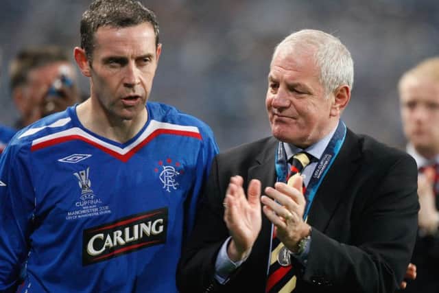 Walter Smith, right, and David Weir have been suggested as a 'dream pairing' to take charge at Rangers by former club captain Barry Ferguson. Picture: Getty Images