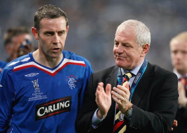 Walter Smith, right, and David Weir have been suggested as a 'dream pairing' to take charge at Rangers by former club captain Barry Ferguson. Picture: Getty Images
