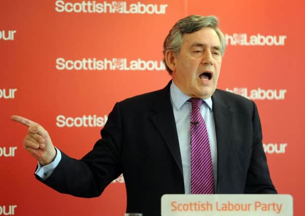 Former prime minister Gordon Brown. Picture: Ian Rutherford