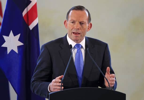 Australian prime minister Tony Abbott did not deny the payment claim yesterday. Picture: AP