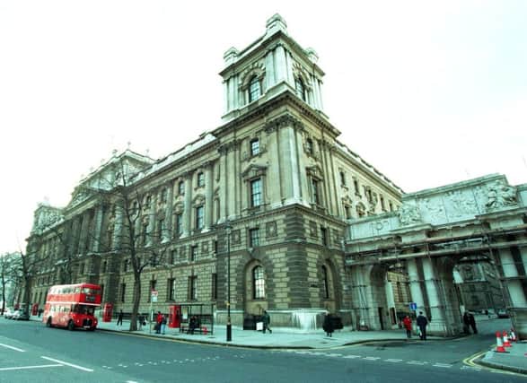 The Treasury, which would cede fiscal control if Scotland gains autonomy. Picture: PA