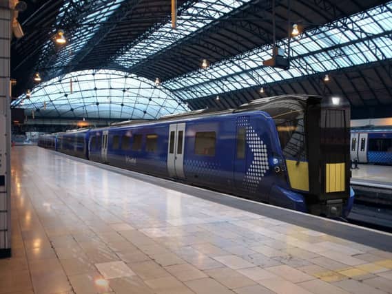 Trains between Edinburgh and Glasgow were yesterday running slower than usual. Picture: PA