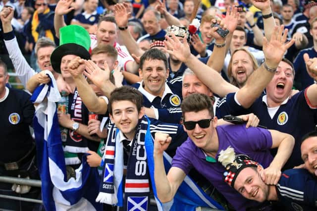 The tasty encounter left Scottish fans significantly happier than their Irish counterparts. Picture: PA