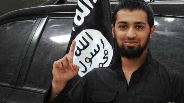 Talha Asmal before the attack, in an IS image posted on Twitter