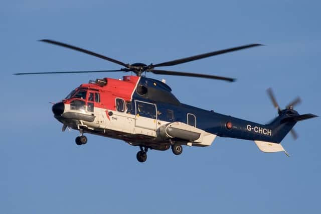 A Super Puma helicopter similar to the one that ditched into the North Sea. Picture: Wiki Commons