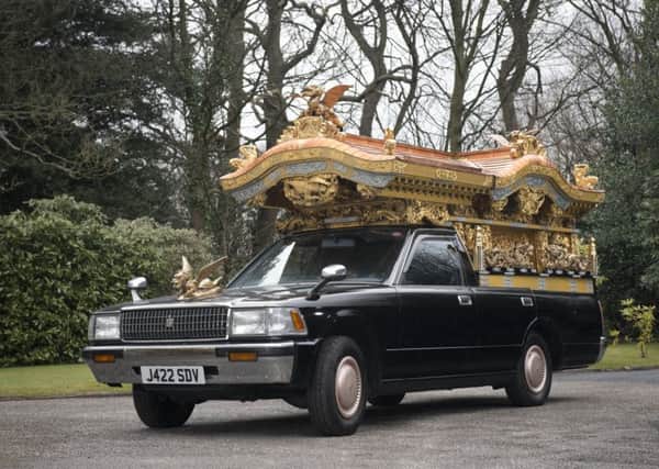 A Buddhist hearse, among one of the more unusual requests received by Co-operative Funeralcare by mourners. Picture: Contributed