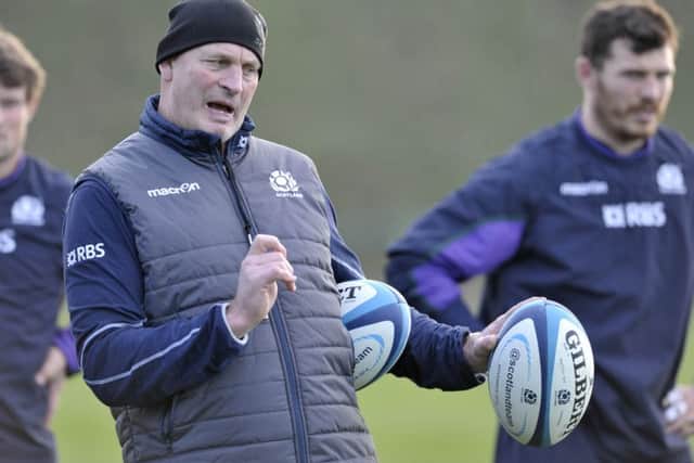 Vern Cotter believes players who have tasted club success will be vital for Scotland. Picture: Ian Rutherford