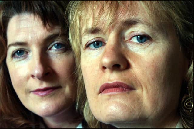Left, Janice Galloway and Sally Beamish who are collabarating to create a new opera- Monsters.