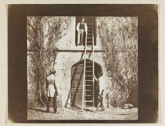 Photography: A Victorian Sensation at the National Museum of Scotland
The Ladder, salt print from a calotype negative: Plate XIV from Talbots Pencil of Nature, the first book to be illustrated with photographs, 1844-46. © National Museums Scotland