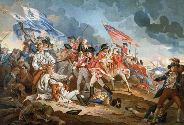 The Battle of Bunker Hill took place on this day in 1775, the British victory over America starting the War of Independence. Picture: Getty