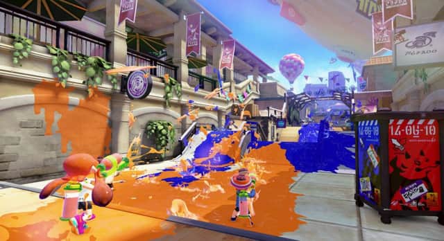 Splatoon's world is a fizzing, techicolour delight. Picture: Contributed