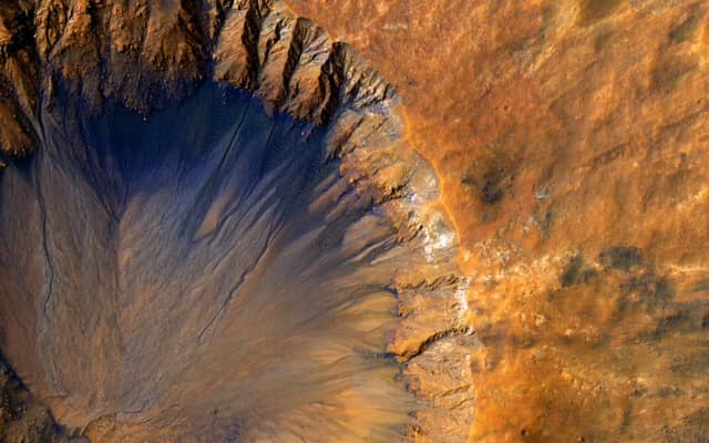 The discovery suggests Mars could support organic life beneath its surface. Picture: Nasa