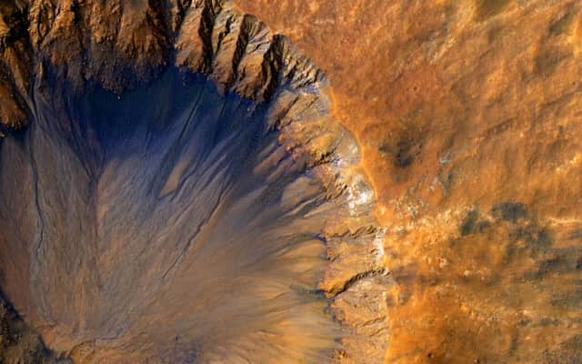 The discovery suggests Mars could support organic life beneath its surface. Picture: Nasa