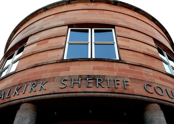 The trial was heard at Falkirk Sheriff Court. Picture: Lisa Ferguson