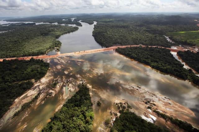 The landscape is scarred by the Belo Monte project. Picture: Getty