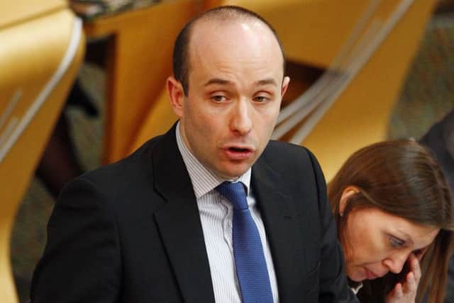 Community empowerment minister Marco Biagi announced funding. Picture: Andrew Cowan