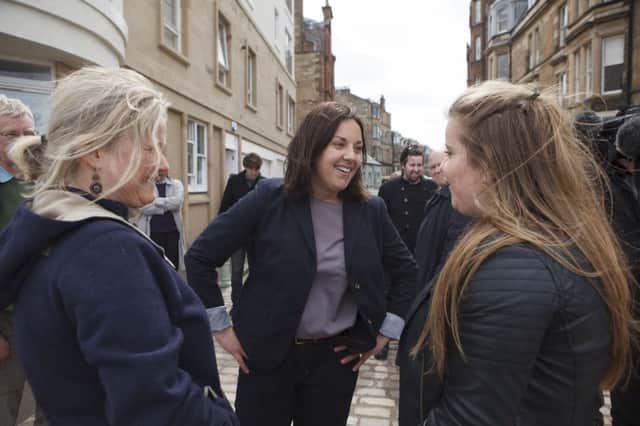 Kezia Dugdale has been keen to stress that she can tap into hopes and aspirations of the younger generation. Picture: Toby Williams