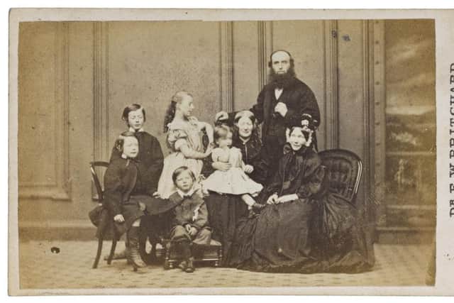 Dr E W Pritchard and family of Glasgow, 1865. Picture: Contributed