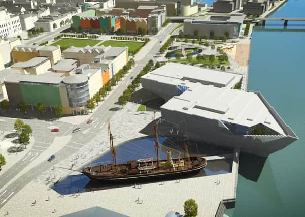 Artists' impression of the V&A Museum at Dundee. Pictures: Contributed