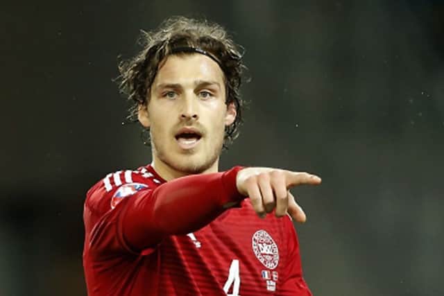 FC Midtjylland defender Erik Sviatchenko in action for Denmark. Picture: Getty