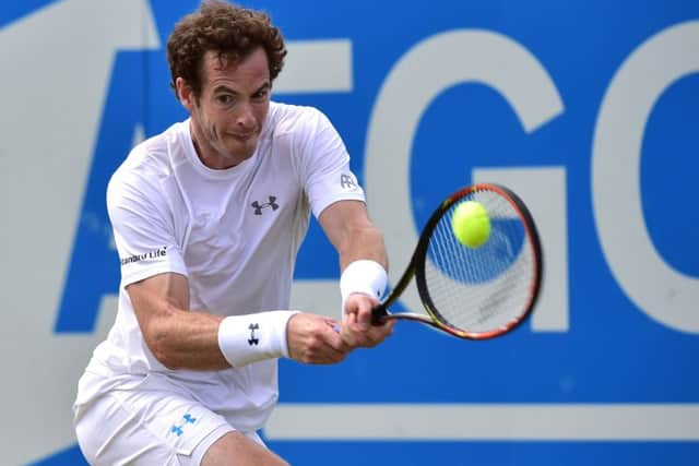 Andy Murray eased past Fernando Verdasco at the Aegon Championships at Queen's Club. Picture: Getty