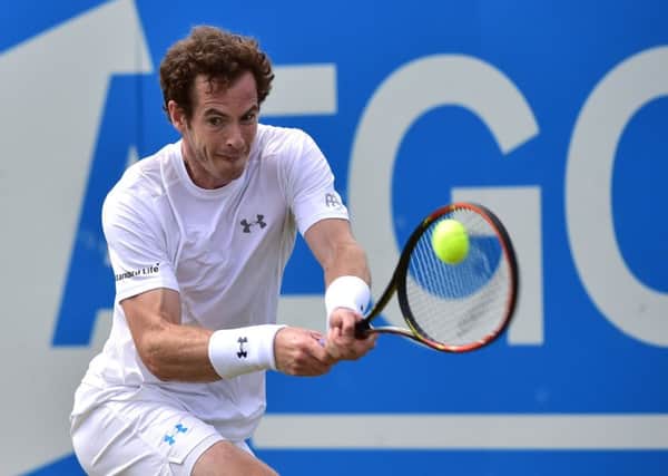 Andy Murray eased past Fernando Verdasco at the Aegon Championships at Queen's Club. Picture: Getty