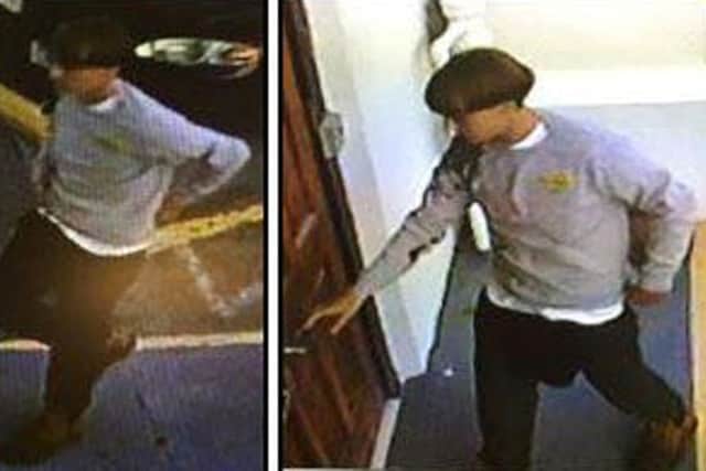 Security camera footage shows the man suspected of carrying out the shooting, Dylann Roof. Picture: AP
