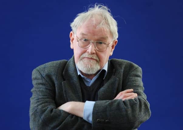 Alasdair Gray, pictured at the 2013 Edinburgh International Book Festival, is injured after a fall. Picture: Jane Barlow