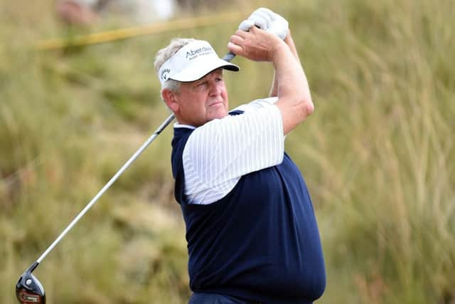Colin Montgomeriewatches his tee shot on the sixth hole during the first round of the 115th U.S. Open Championship at Chambers Bay. Picture: Getty