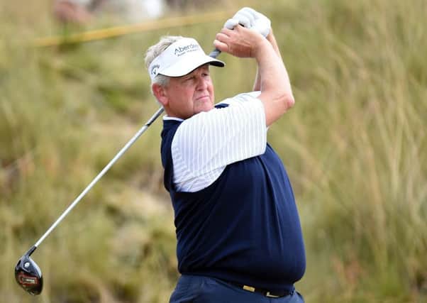 Colin Montgomeriewatches his tee shot on the sixth hole during the first round of the 115th U.S. Open Championship at Chambers Bay. Picture: Getty