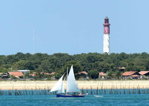 The Cap Ferret lighthouse, Bordeaux, where Lilou fell. Picture: AFP/Getty Images