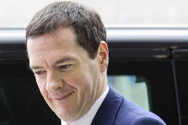 George Osborne: cheered by latest borrowing figures. Picture: AFP/Getty Images