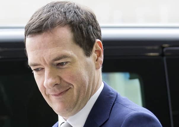 George Osborne: cheered by latest borrowing figures. Picture: AFP/Getty Images