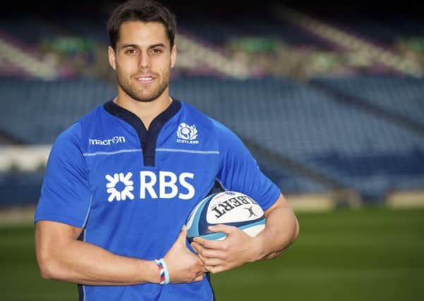 Sean Maitland is eager to get back into action for Scotland after being sidelined by a tackle against Bath. Picture: SNS