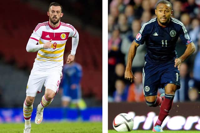 Steven Fletcher and Ikechi Anya's wage demands are likely out of Celtic's reach, John Collins has said. Pictures: TSPL