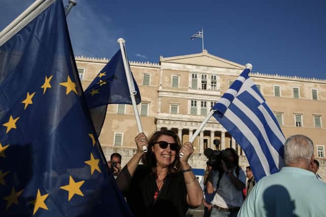The FTSE 100 index added just 2.45 points to 6,710.57, unmoved by news of an emergency Greek summit. Picture: AP