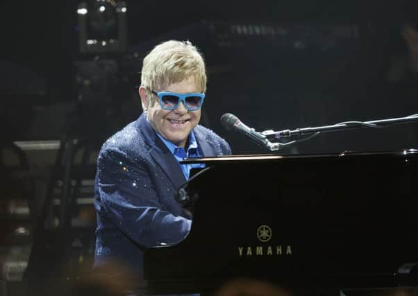 Elton John at The Hydro. Picture: Robert Perry