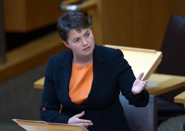 Ruth Davidson is now in pole position to advance a pro-union argument. Picture: TSPL