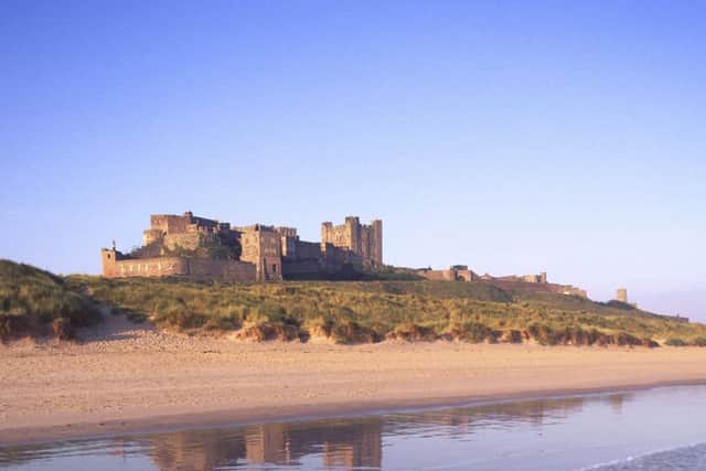Bamburgh Castle and beach. Picture: Thinkstock
