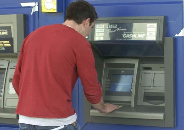 Thieves in Newtonhill blew the ATM right out of the wall. Picture: TSPL