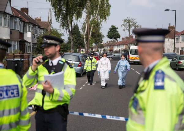 The body of 82-year-old Palmira Silva was discovered in the rear arden of a house in London. Picture: Getty Images