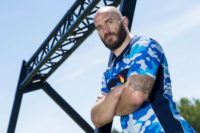Scotlands Alasdair Strokosch has been getting to grips with the apparatus at Scotlands high-altitude training camp in the Pyrenees. His club side, Perpignan, are regular visitors to the facility. Picture: SNS Group