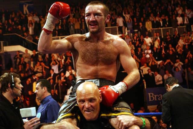 Scott Harrison will look to relive his glory days. The fighter claims to have been in the gym every day. Picture: Robert Perry
