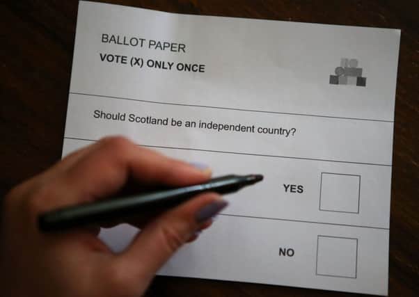 The Scottish independence referendum could be used as a template for future votes. Picture: PA