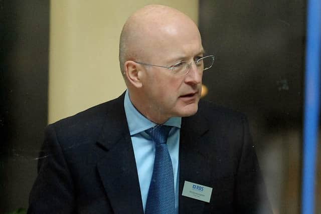 Sir Philip Hampton admitted that the massive fines imposed on the bank were 'unexpected'. Picture: Neil Hanna