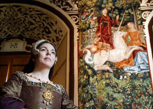 A 14-year project to recreate the lost tapestries of James V has been completed at Stirling Castle. Picture: Neil Hanna