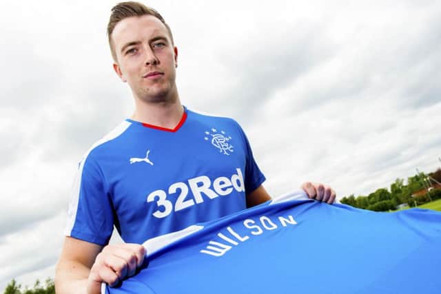Rangers unveil new their new signing, Danny Wilson, at Murray Park. Picture: SNS