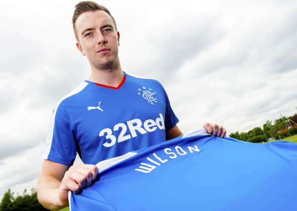 Rangers unveil new their new signing, Danny Wilson, at Murray Park. Picture: SNS