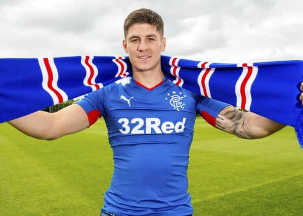 Rangers unveil new signing Rob Kiernan at Murray Park. Picture: SNS